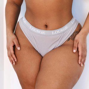 Lounge Underwear Ultra Comfort Ribbed Thong